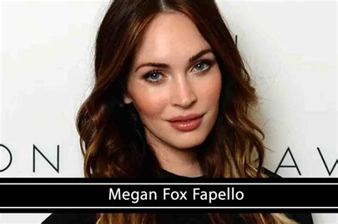 megan fox fapello|A Glimpse Into The Life of Megan Fox Fapello.